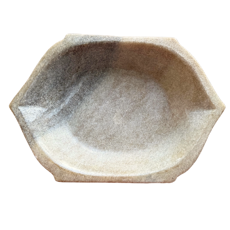 Marmorskål - 16x11x04 cm