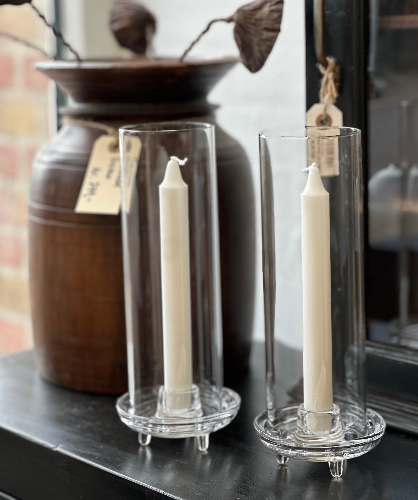 Gilly Glass Candlestick