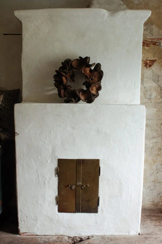 Krans i Mandelnød - 38 cm