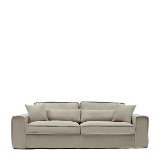 Metropolis - 3,5 Personers Sofa - Stone