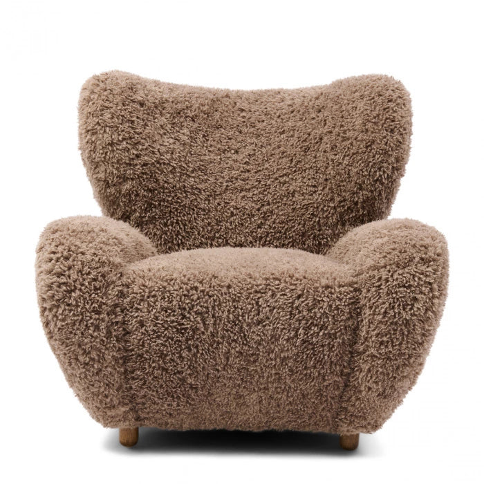 Courchevel Lænestol – Raccoon Taupe
