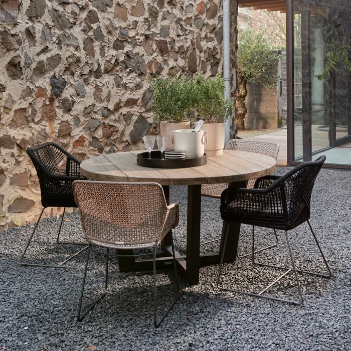 Runder Bondi Beach Gartentisch – Grau – Durchmesser 140 – ByMejls ApS