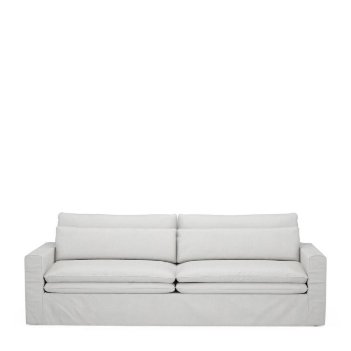 Continental - 3,5 Personers Sofa – Håndlavet Komfort I Tidløst Design - Grå