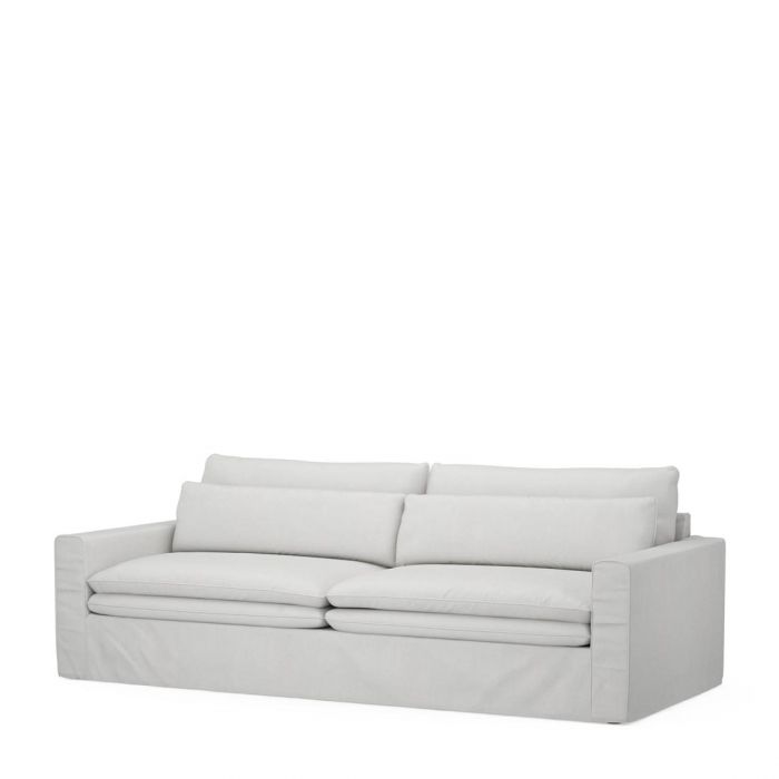 Continental - 3,5 Personers Sofa – Håndlavet Komfort I Tidløst Design - Grå