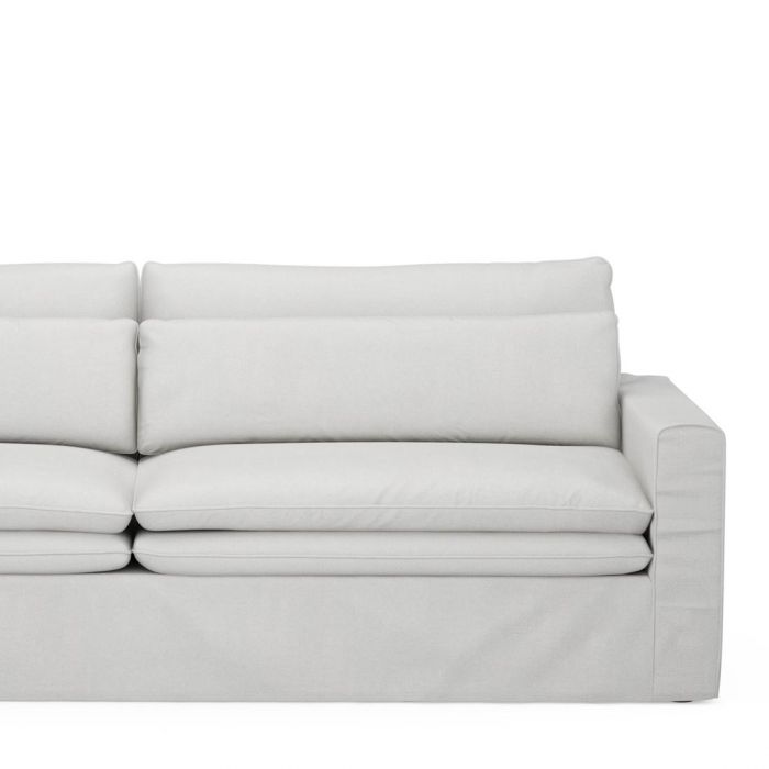Continental - 3,5 Personers Sofa – Håndlavet Komfort I Tidløst Design - Grå