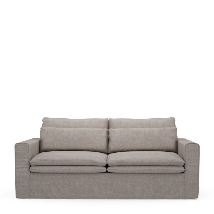 Continental - 2,5-Personers Sofa – Blød Komfort Med Elegant Detalje - Stone
