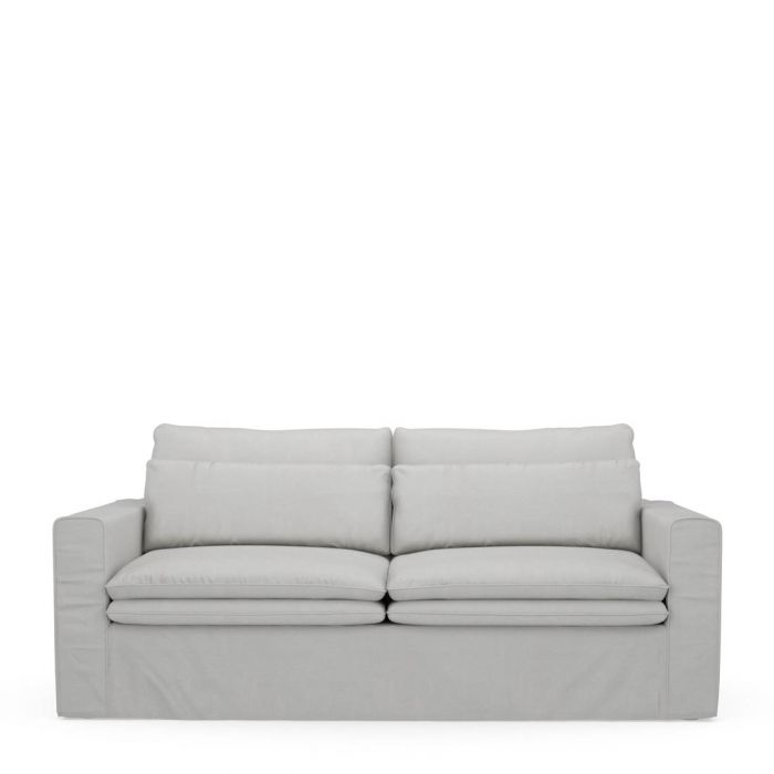 Continental - 2,5 Personers Sofa – Blød Komfort Med Elegant Detalje - Askegrå