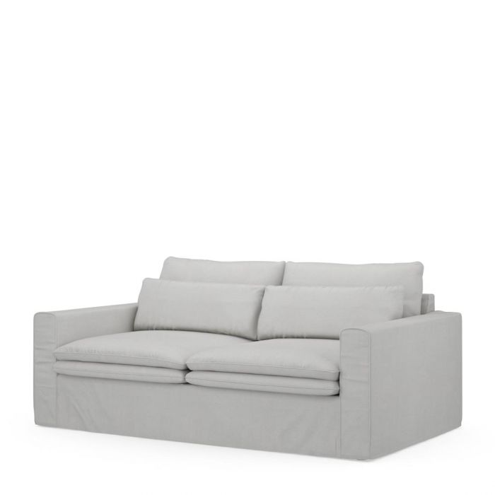 Continental - 2,5 Personers Sofa – Blød Komfort Med Elegant Detalje - Askegrå