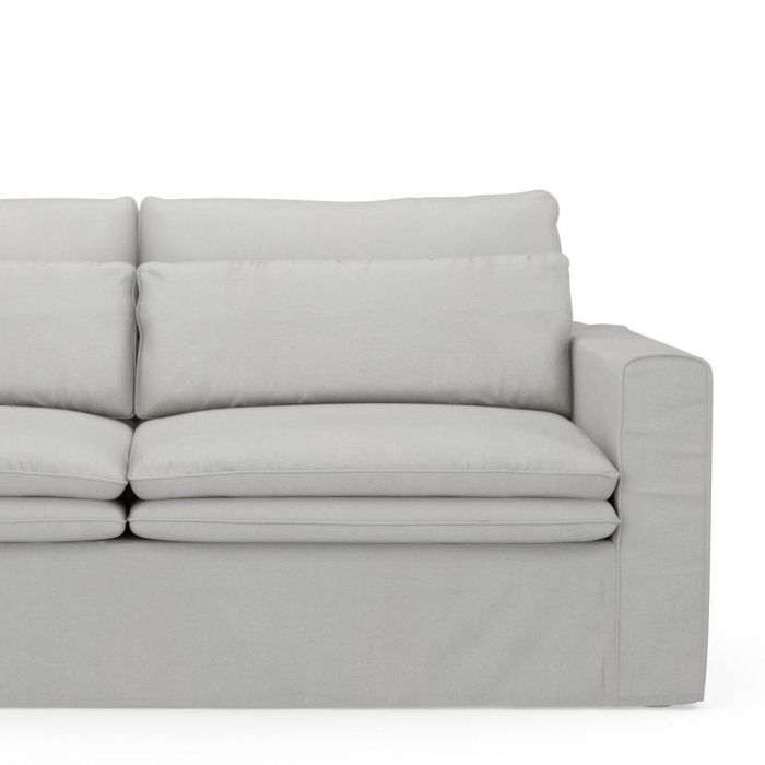 Continental - 2,5 Personers Sofa – Blød Komfort Med Elegant Detalje - Askegrå