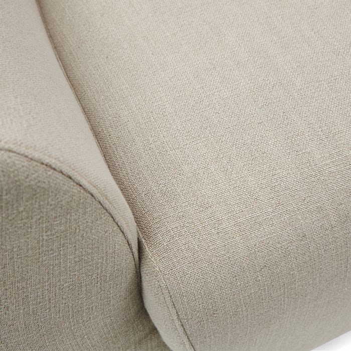 Drejelig Jill Lænestol – Mouliné Hør, Farve: Fabulous Flax