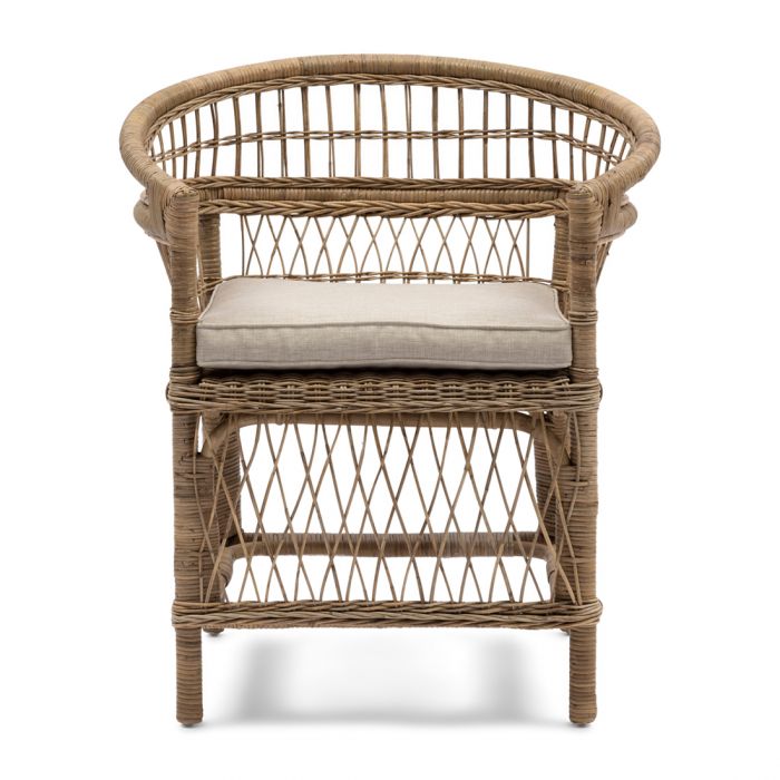 Spisestol Victoria Falls - Rattan - Incl. Hynde