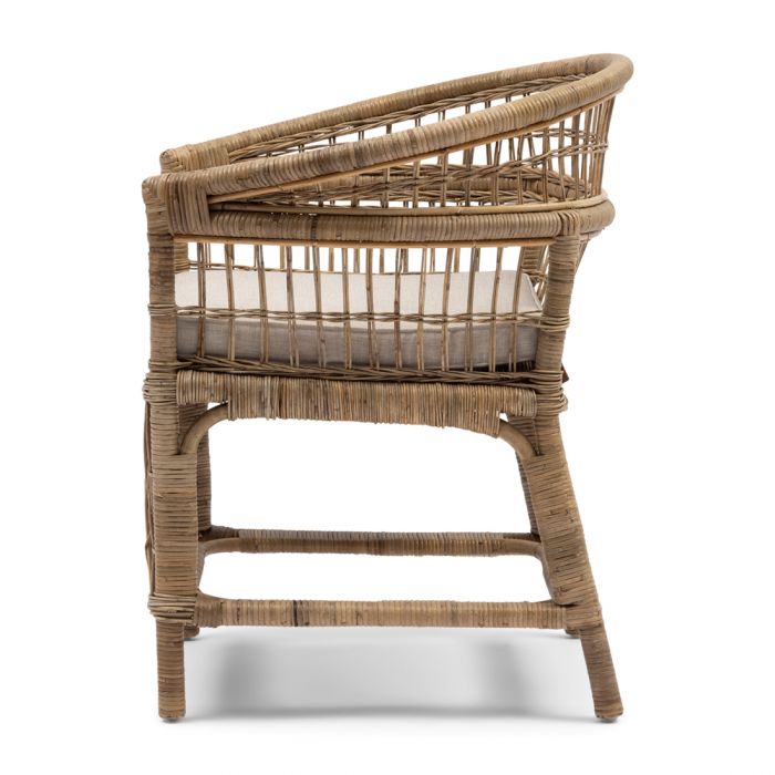 Spisestol Victoria Falls - Rattan - Incl. Hynde