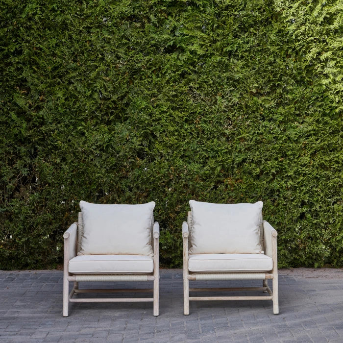 Udendørs Loungestol Saint Tropez - Hvid