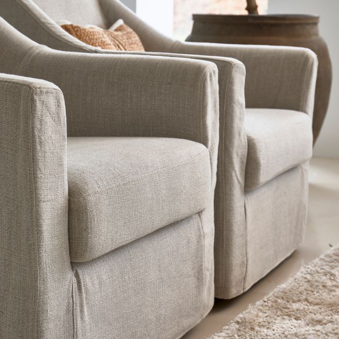 Huntington Lænestol Med Drejefunktion - Beige