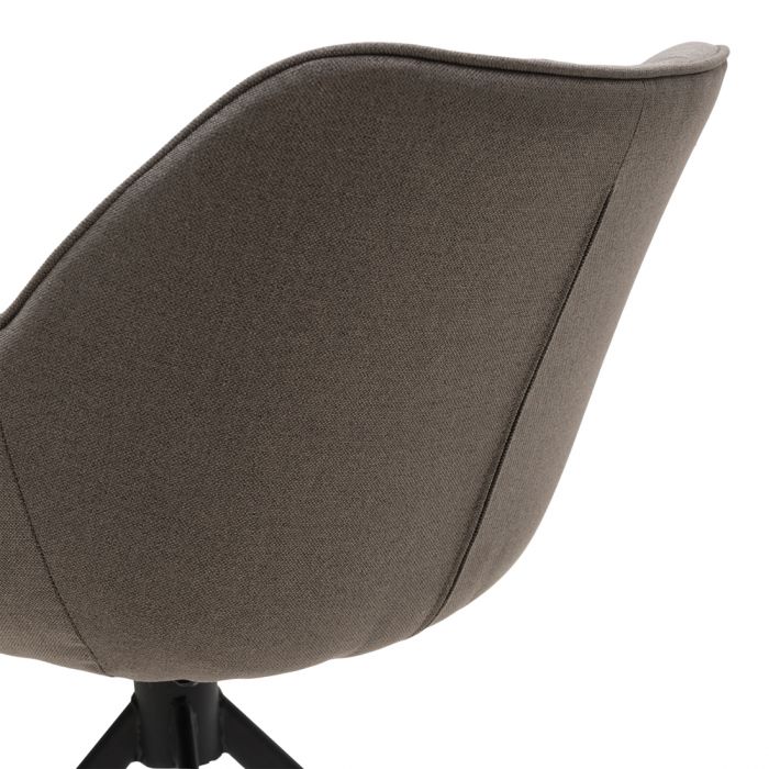 Carnaby Spisestol – Drejelig, - Mørk Taupe