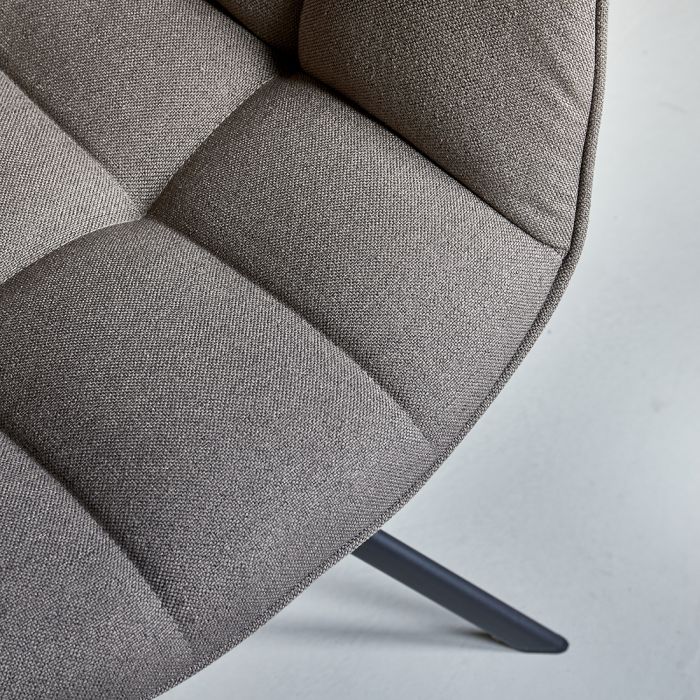 Carnaby Spisestol – Drejelig, - Mørk Taupe