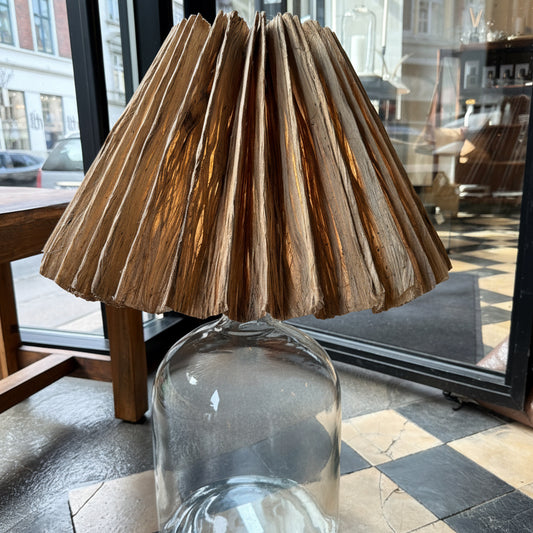 Lampeskærm - Unik - Plisseret Natur - 50 cm