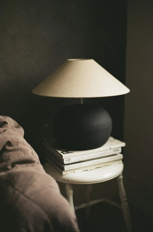 Bordlampe - Mørkegrå