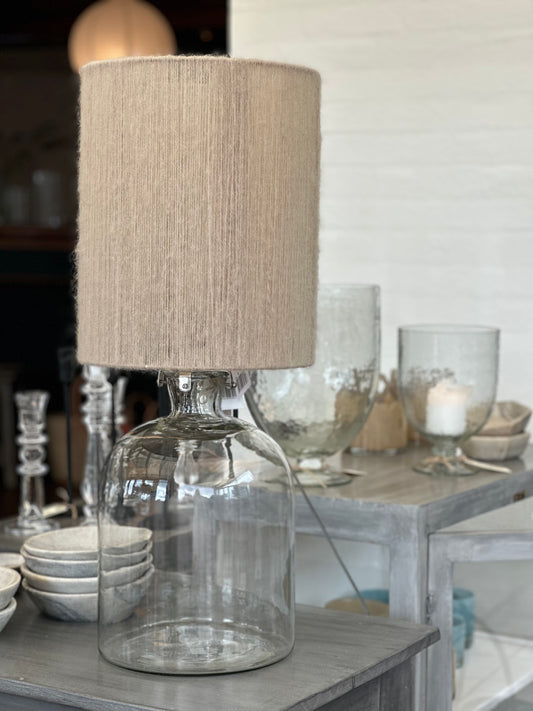 Juni Lampeskærm - Beige Mohair