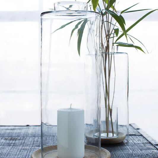 2. sortering cylinder glaslanterne - Large