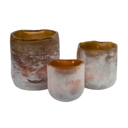 Halde Fyrfadsstage I Sand - 12 cm