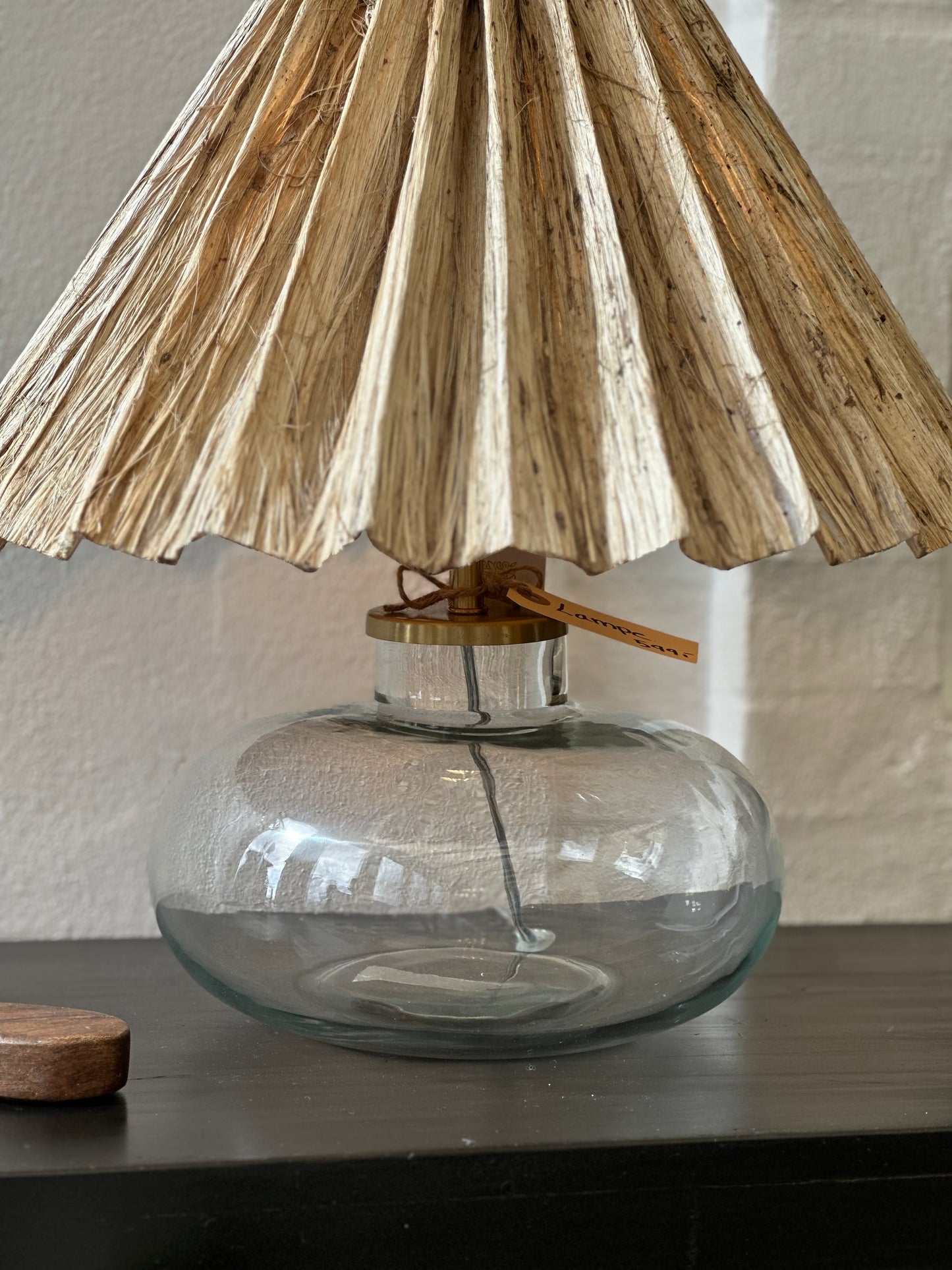 Bordlampe I Glas