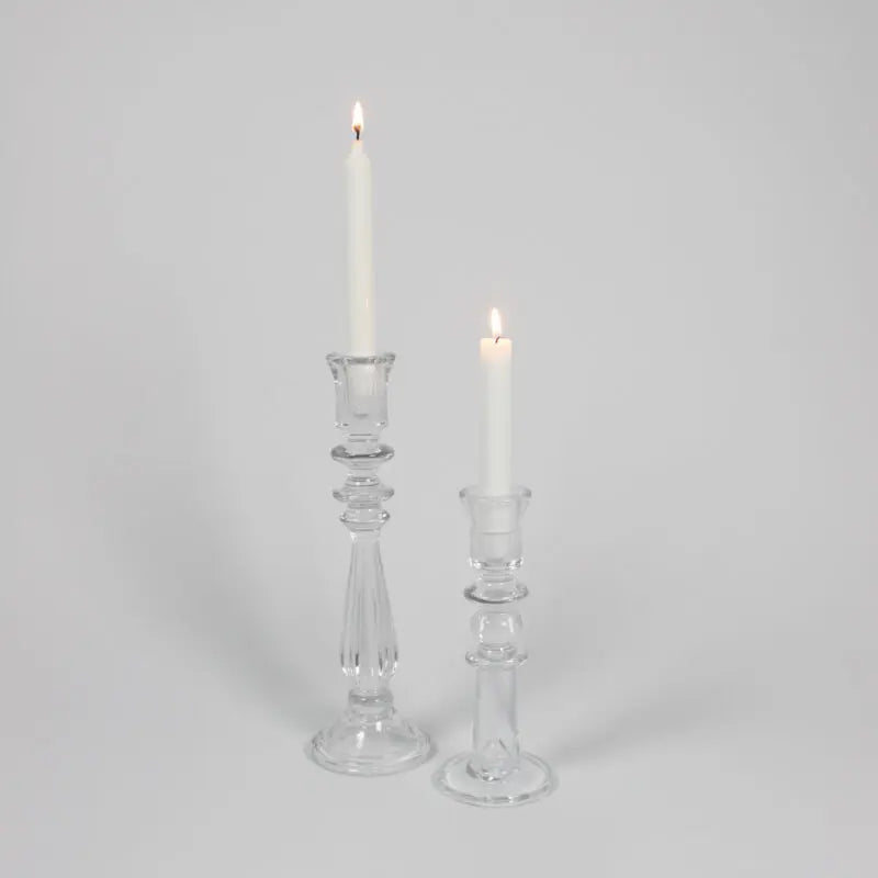 Lysestage I Glas - Yvette