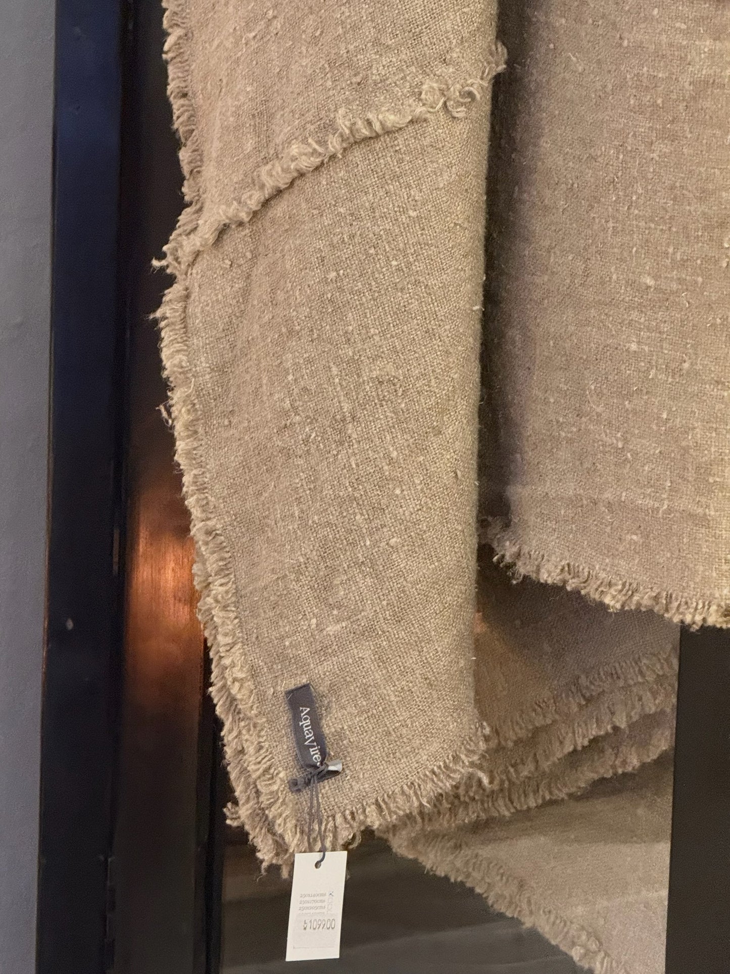 Hørdug - Natur - 140 x 300 cm