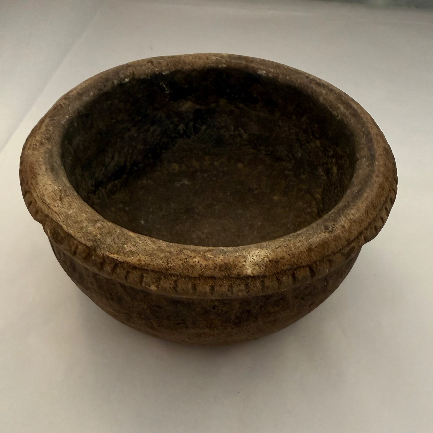 Indische Steinschale – Unikat – Ø 16 cm