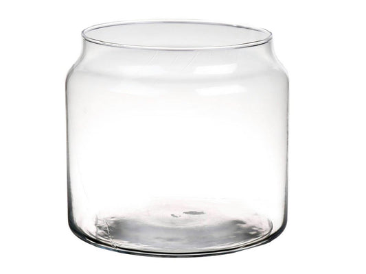 Glasvase COURO Klar, Diam 19xH17cm