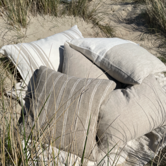 Manhattan Linen Pudebetræk - Natur 50×50