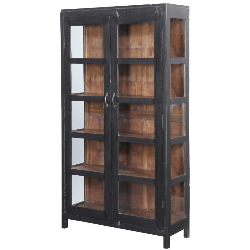 Stort Vitrineskab - 107x38x192 cm