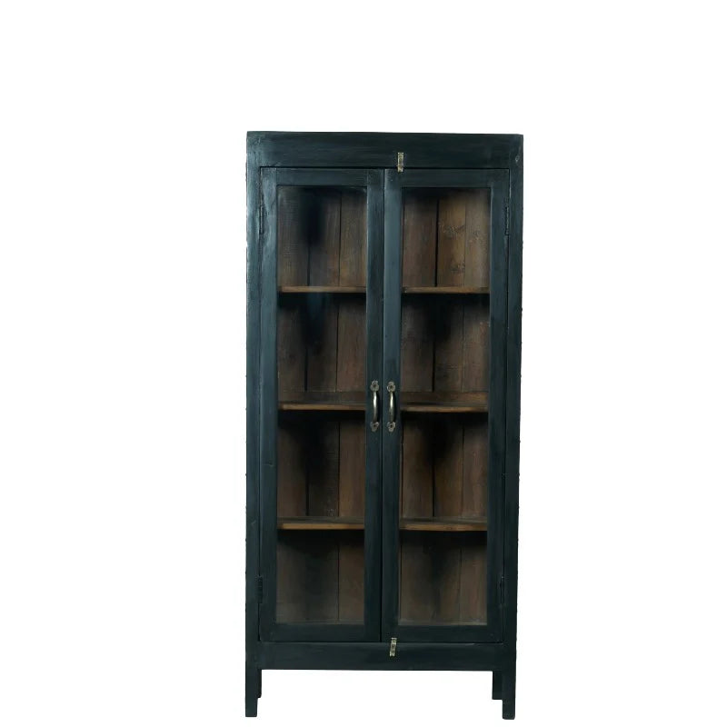 Vitrineskab -68x33x145 cm