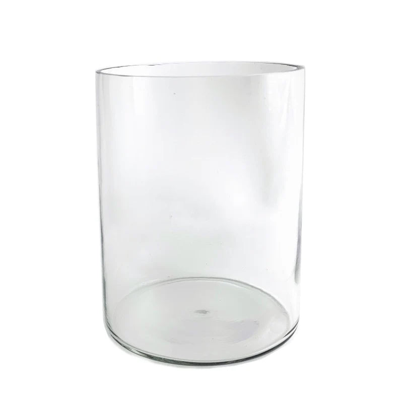 Lille Cylinder Glas Vase - Klar