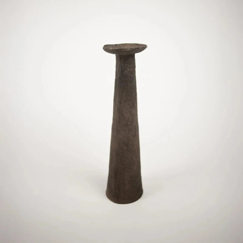 Rustik lysestage - H: 36 cm