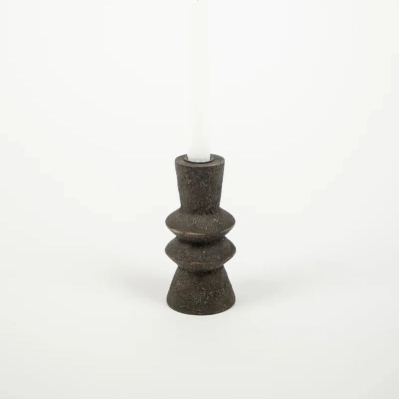 Lysestage I Træ - 15 cm