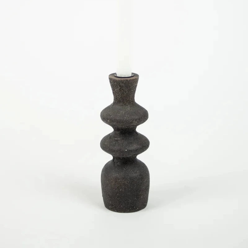 Lysestage I Træ - 20,5 cm