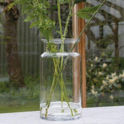 Bose Vase i klar glas, D 15,5 x H 29,5 cm