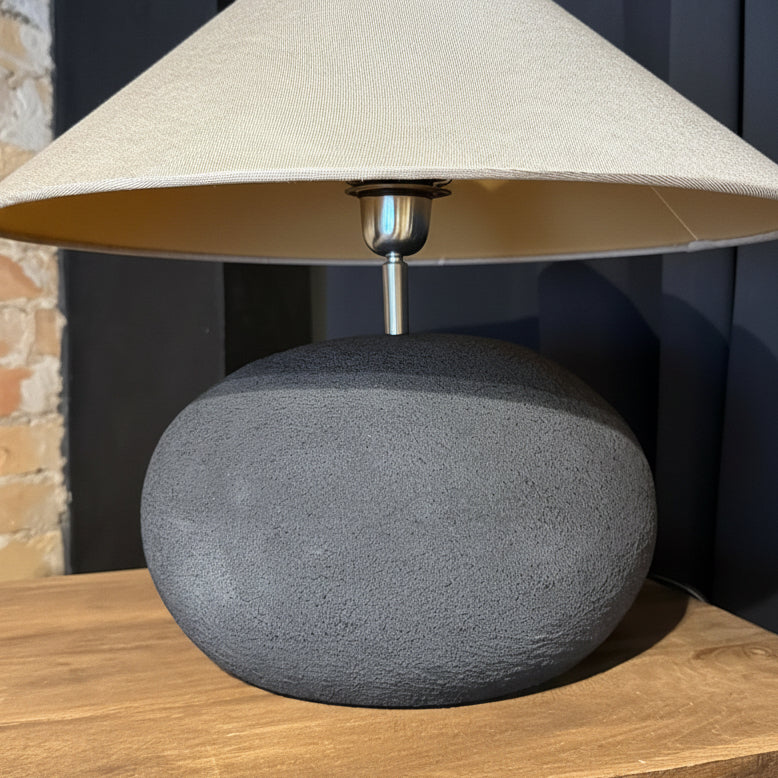 Bordlampe - Mørkegrå