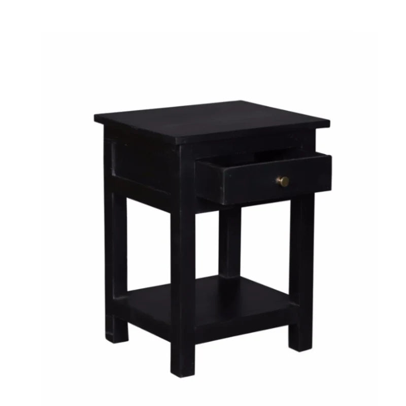 Natbord - Sort - Højde 60 cm