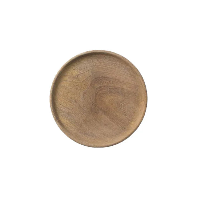 Tallerken Lys Mangotræ, Ø19 cm