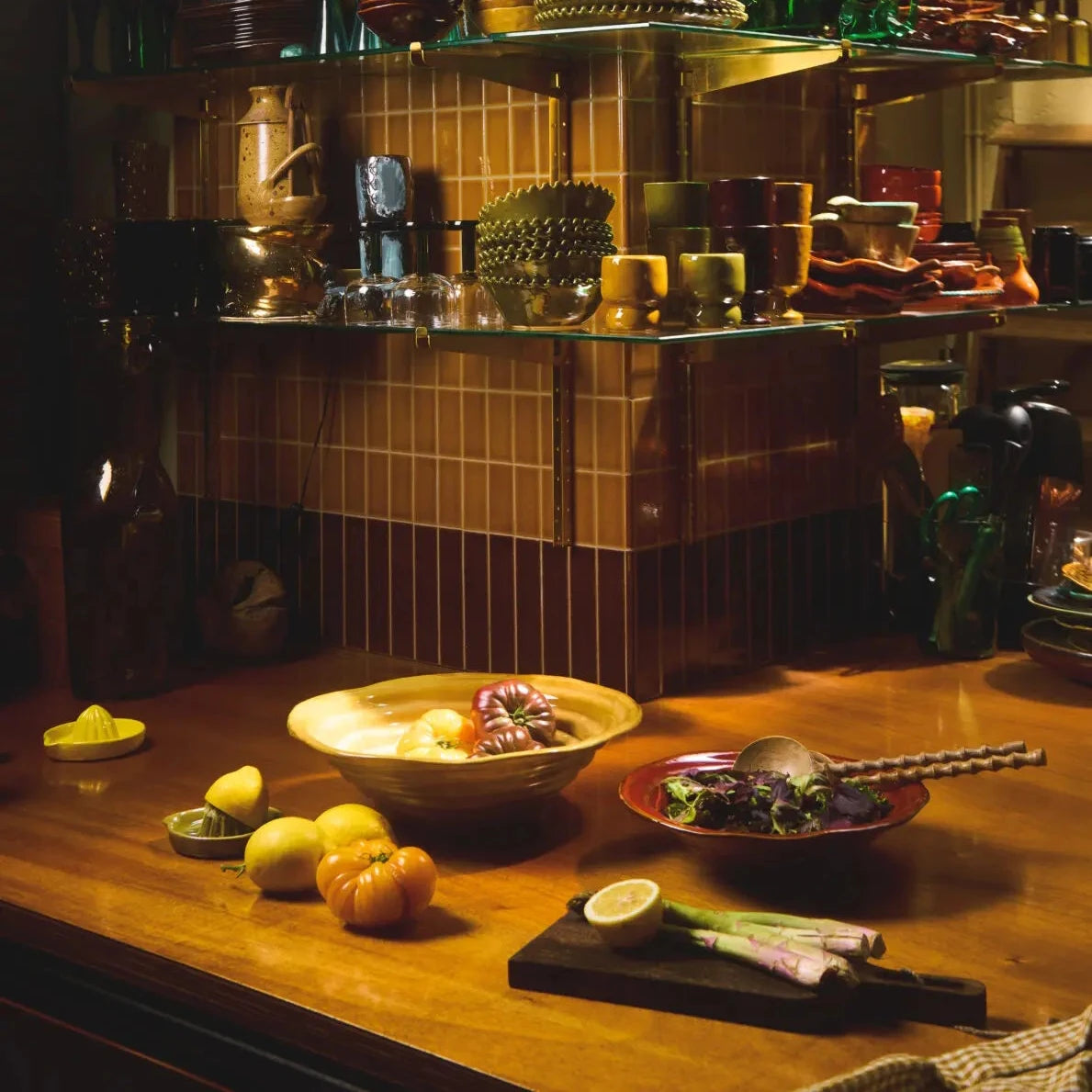 Serveringsbræt/Skærebræt - 38 cm