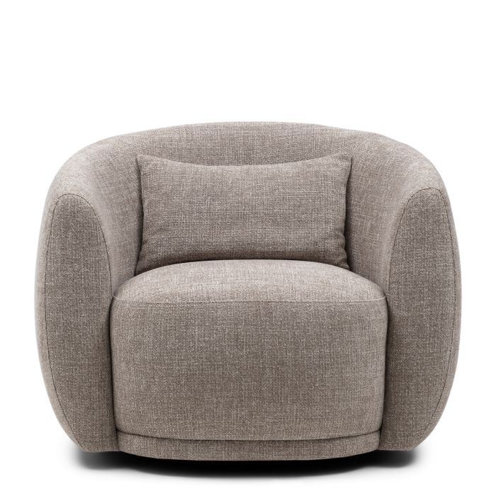 Drejestol Leonardo -  Lys. Taupe