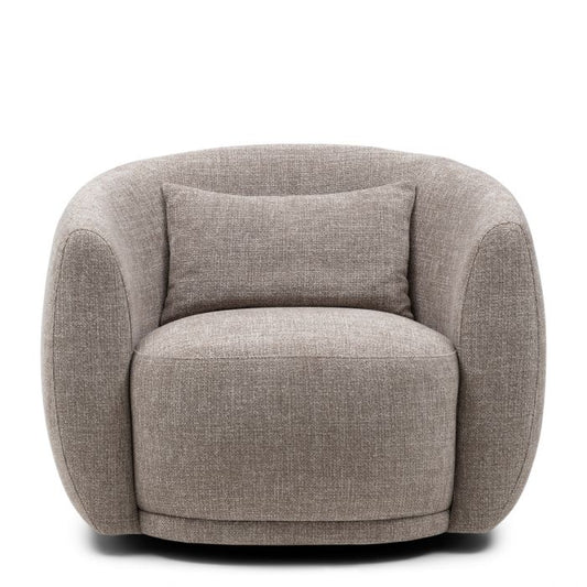 Drejestol Leonardo -  Lys. Taupe