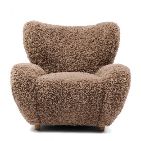 Courchevel Lænestol –  Raccoon Taupe