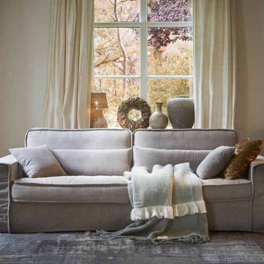 Metropolis - 3,5 Personers Sofa - Stone