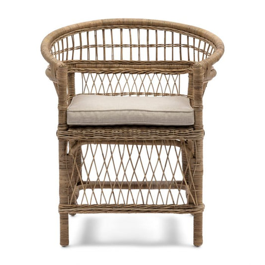 Spisestol Victoria Falls - Rattan - Incl. Hynde