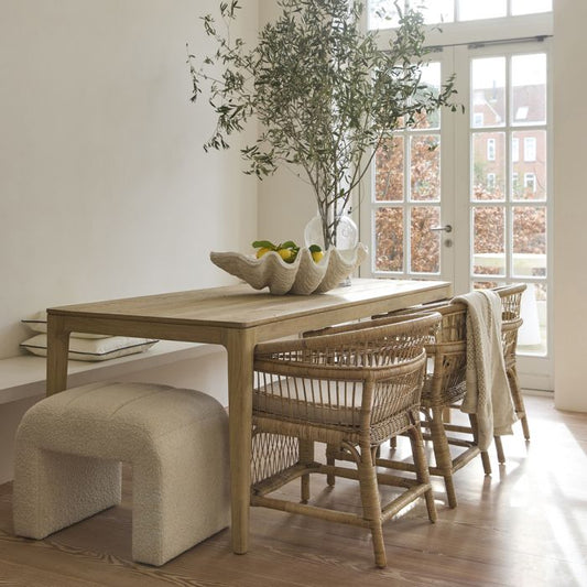 Spisestol Victoria Falls - Rattan - Incl. Hynde