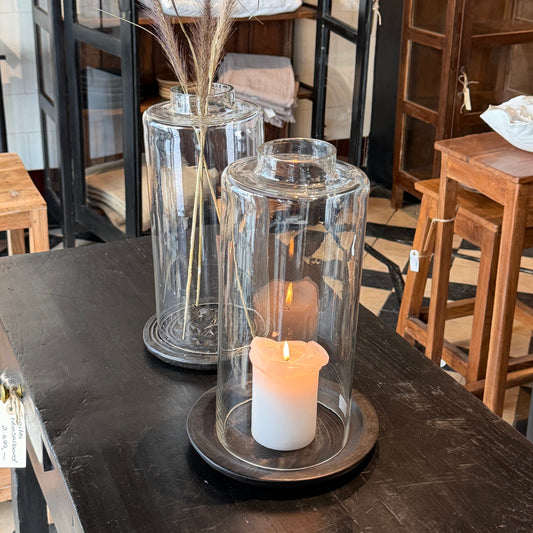 Cylinder Glas Lanterne - Small