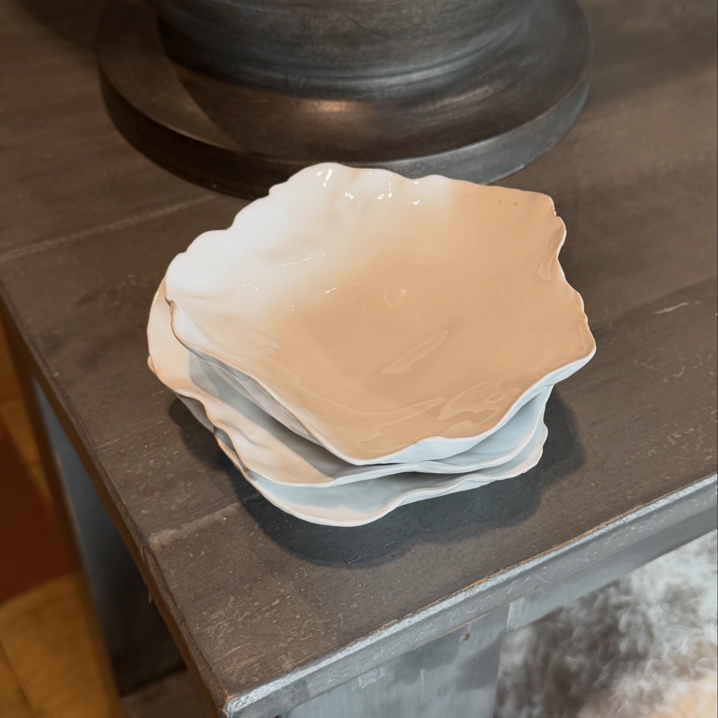 Claire Mini Flat Ceramic Bowl